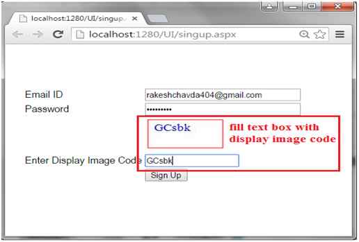 Create Captcha Image Control In